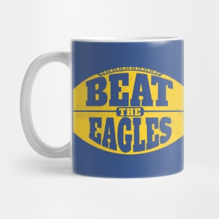 Beat the Eagles // Vintage Football Grunge Gameday Mug